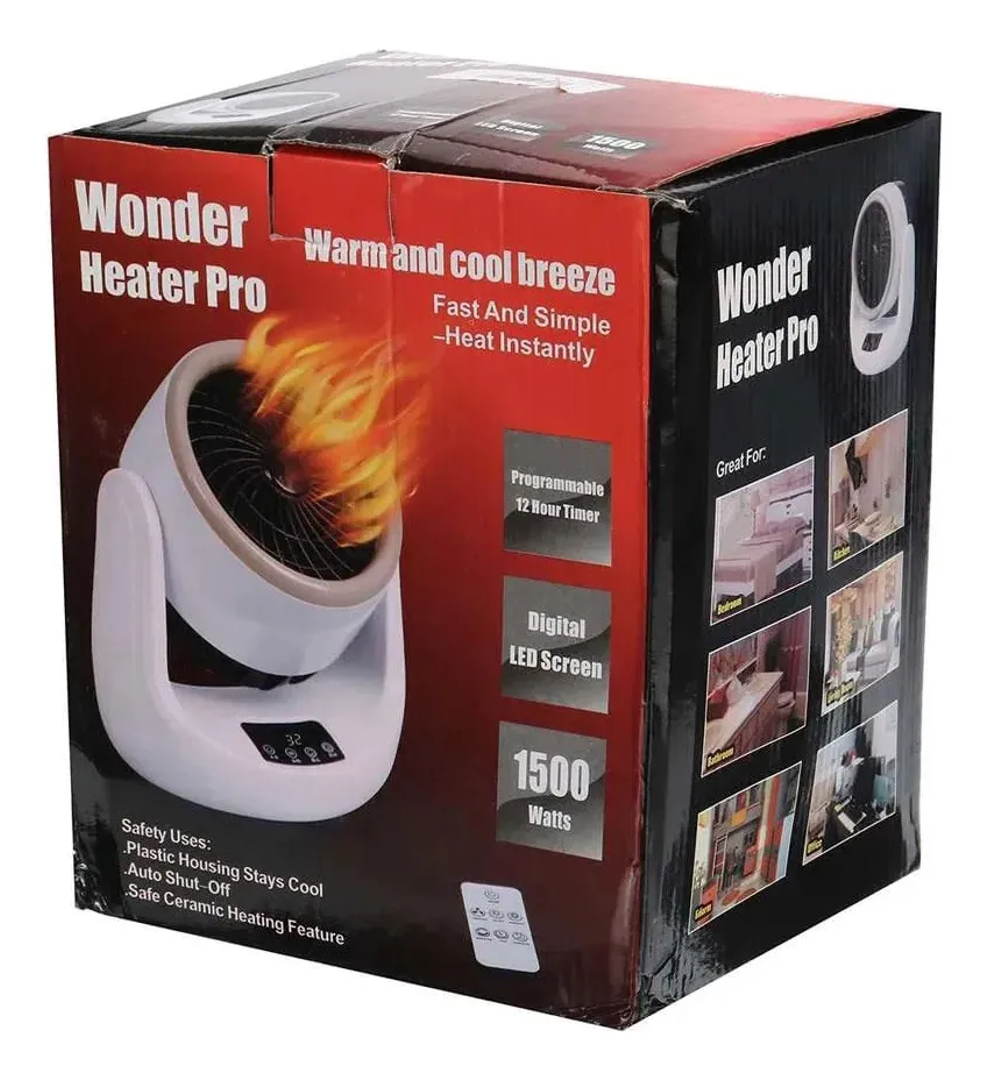 Calefactor electrico con control