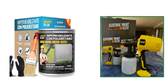 Pulverizadora + Impermeabilizante 1kg