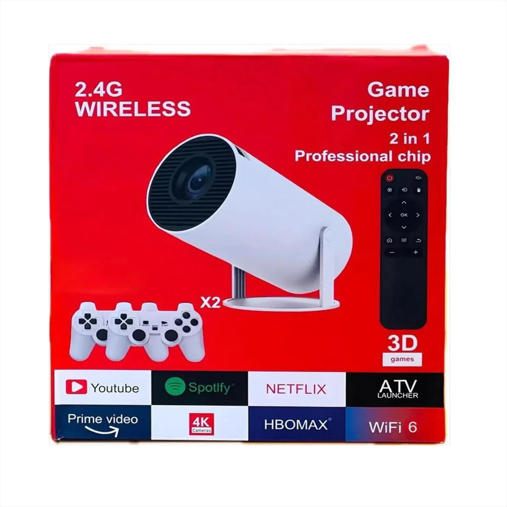 Proyector portátil con consola