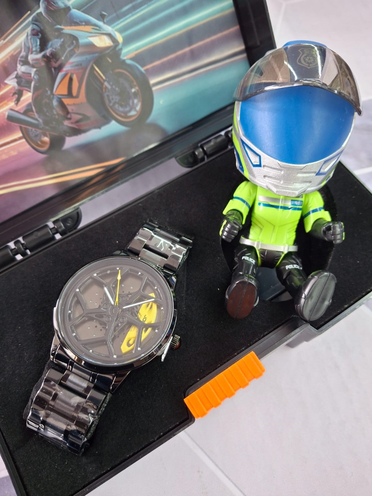 COMBO CASCO DE JUGUETE+RELOJ
