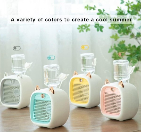 Mini Ventilador Difusor Recargable Humid