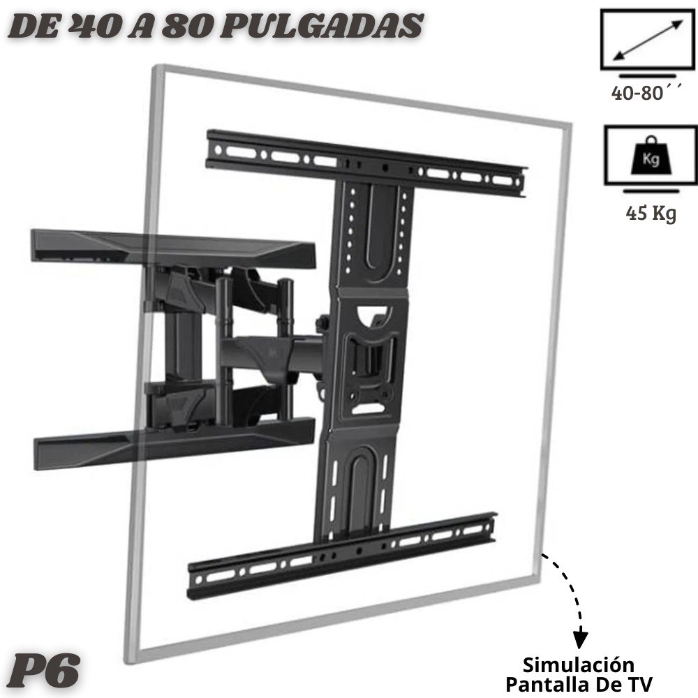 Base Soporte Televisor 40 A 80 P6