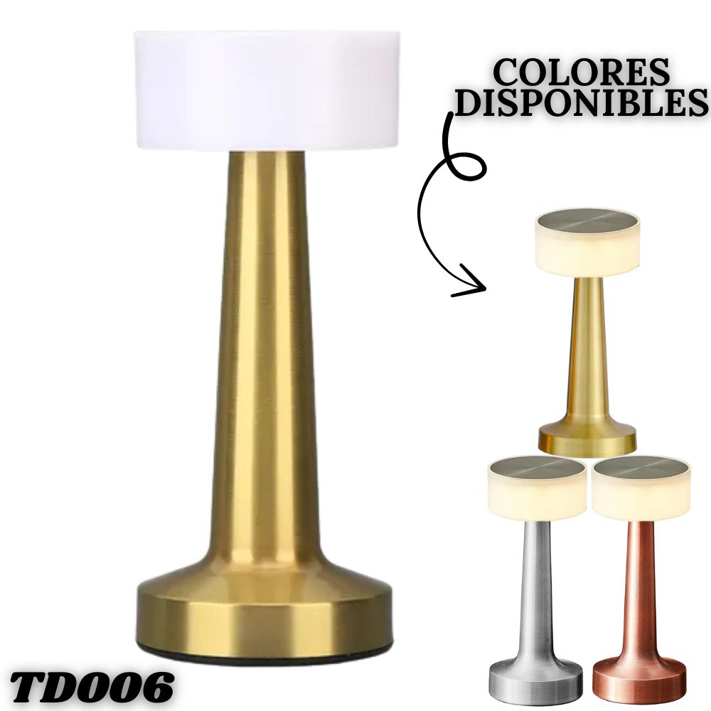 Lampara Led Mesa Tactil Recargable Td006