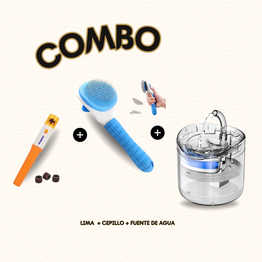 COMBO LIMA + CEPILLO + FUENTE
