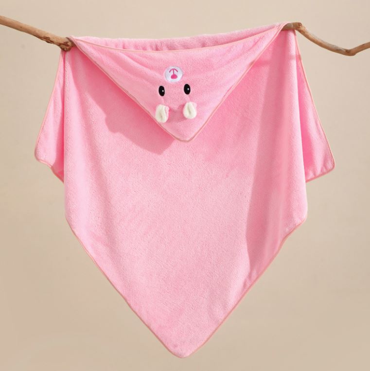 Miniatura 3 de Toalla para bebés en microfibra - Color: Rosado