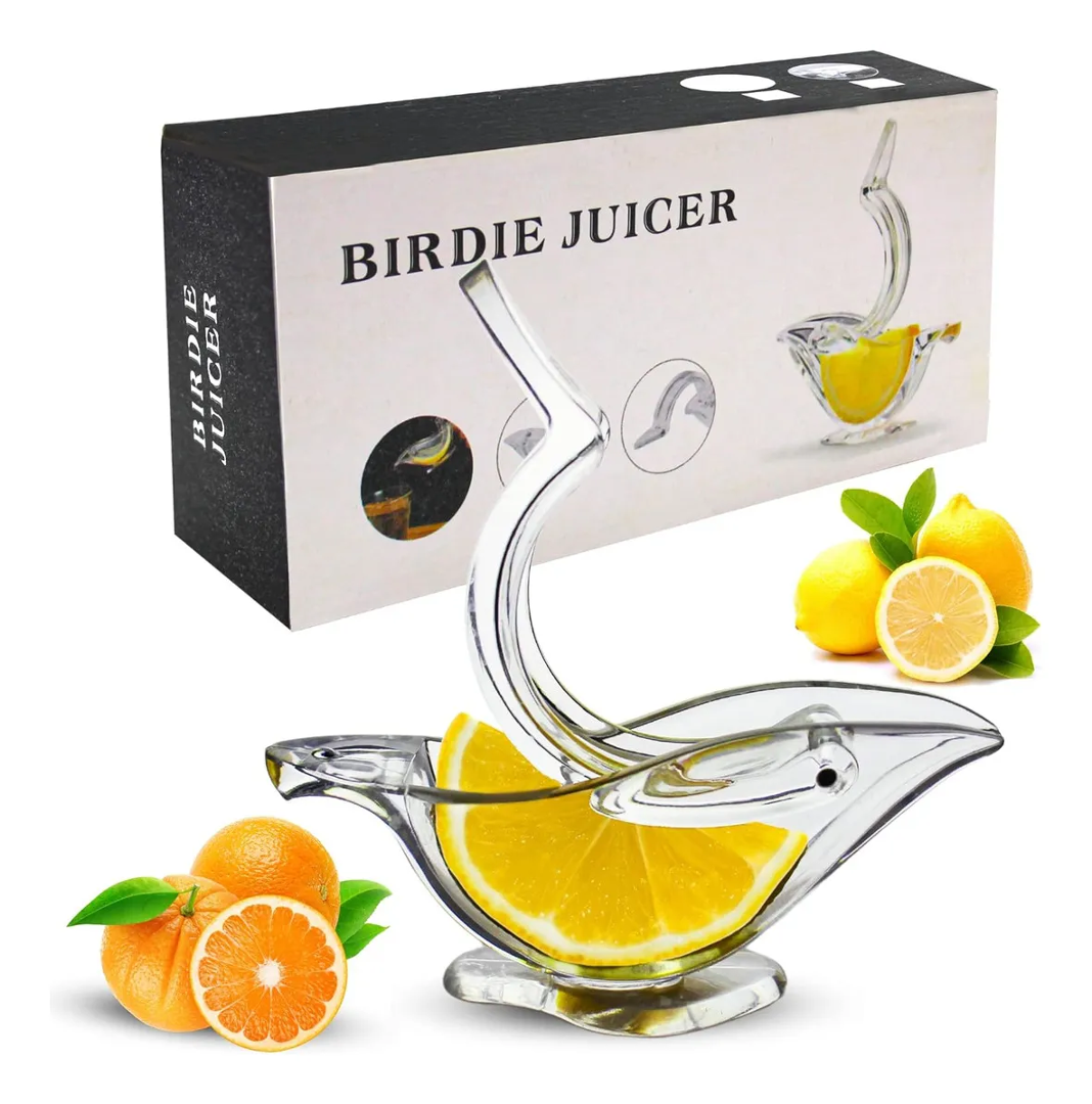 Exprimidor acrilico pajaro