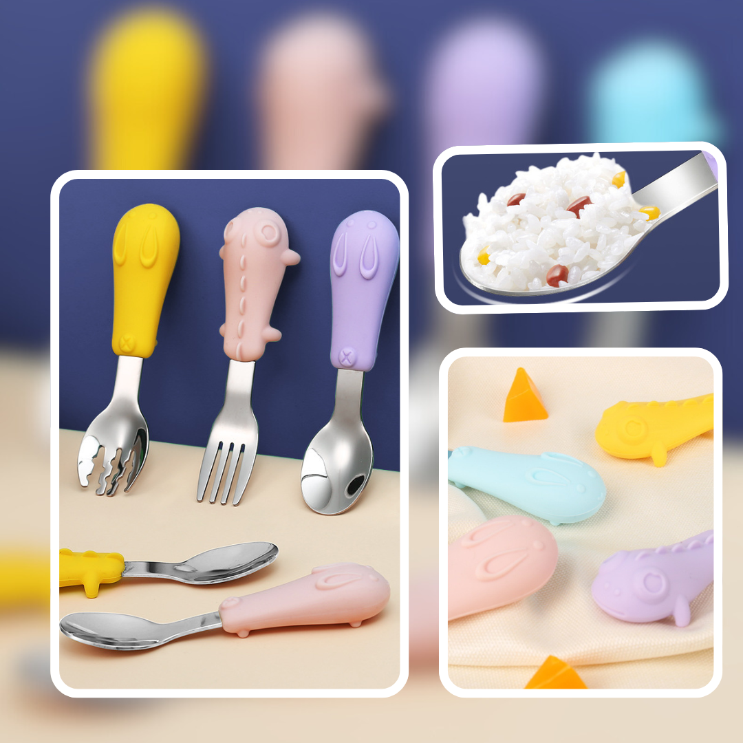 Set de Cuchara y Tenedor con Estuche - Vista 1