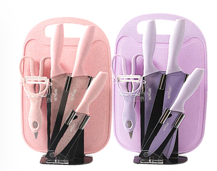 Set de cuchillos en marmol - Vista 1