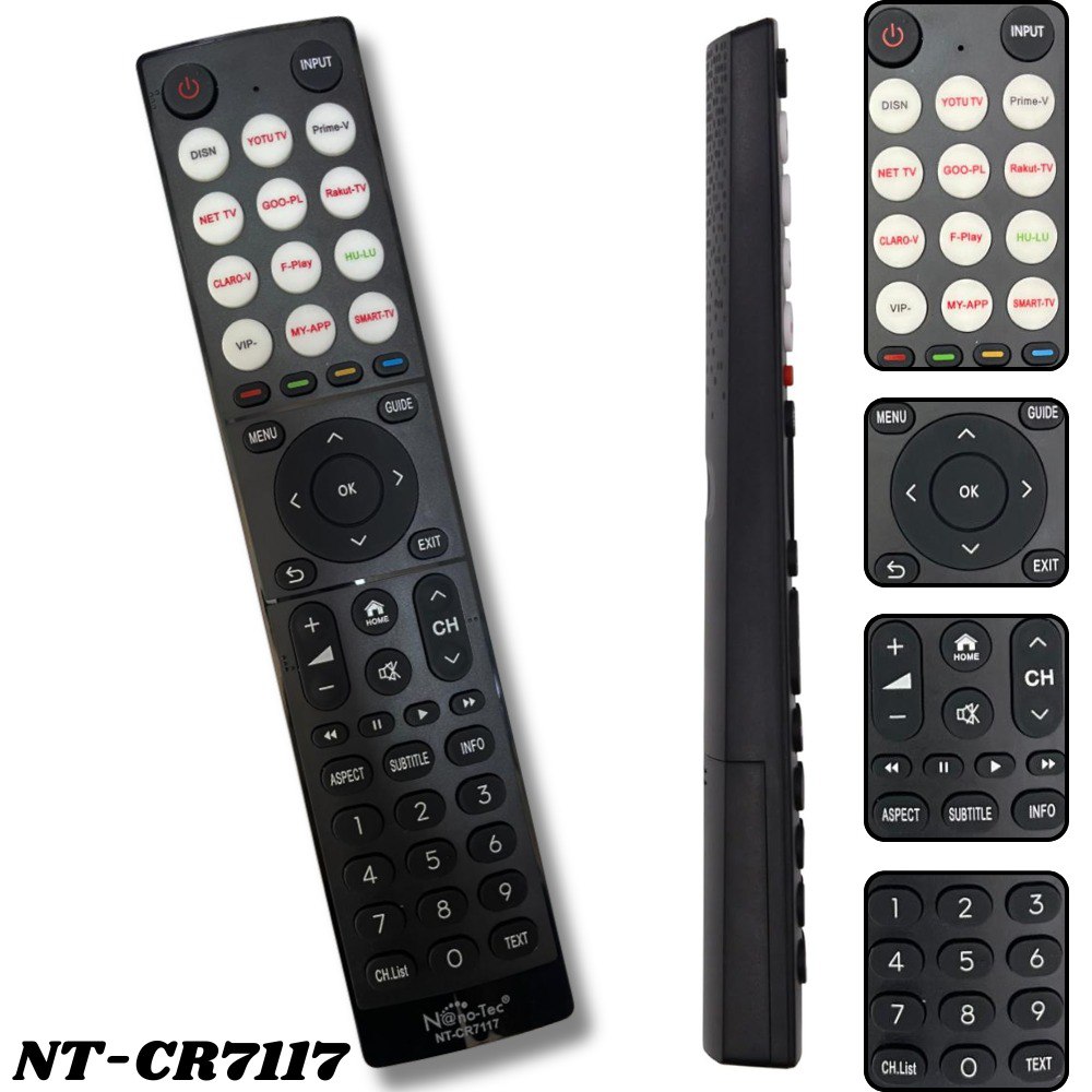 Control Remoto Universal SmarTV Cr7117