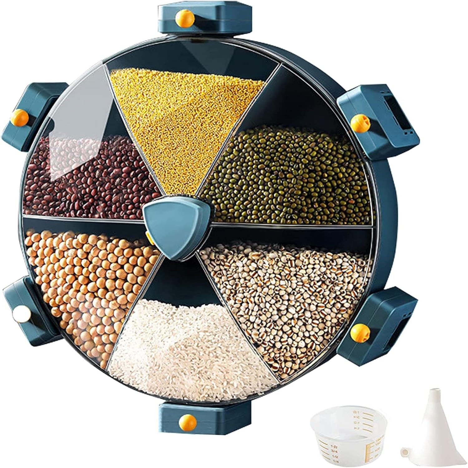 Dispensador Giratorio de Granos y Cereal
