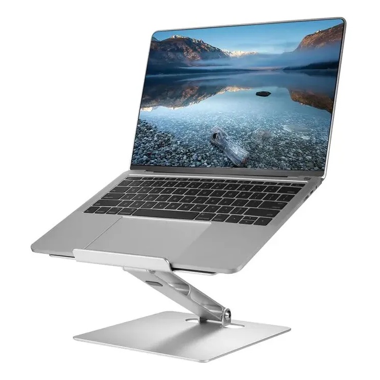 Soporte Base Computador Metalica 1 Brazo Plateado