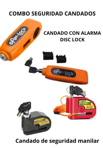 COMBO SEGURIDAD CANDADOS