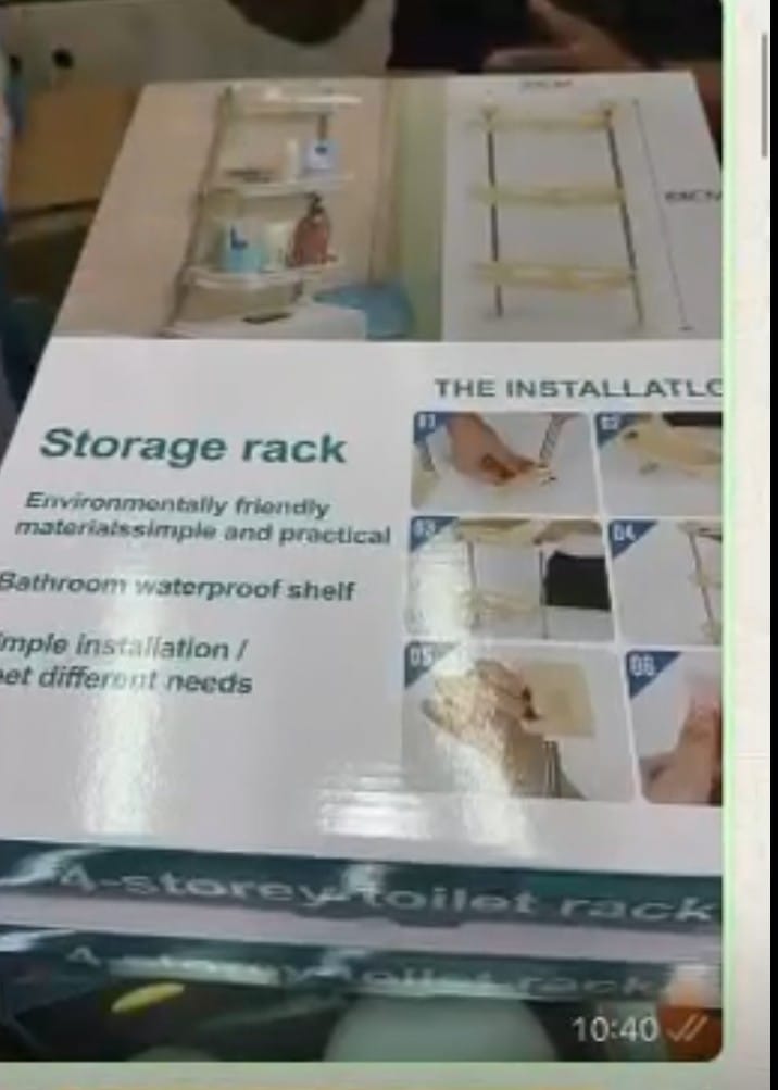 organizador de baño 3 niveles