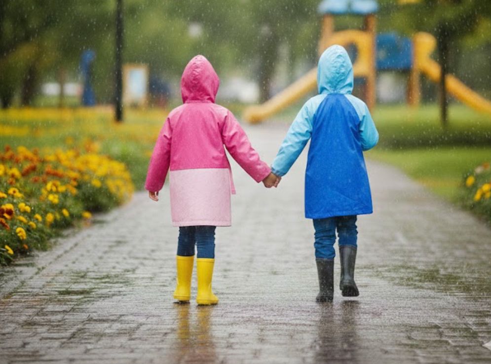 Carpa Impermeable De Lluvia Para Niños - Vista 1