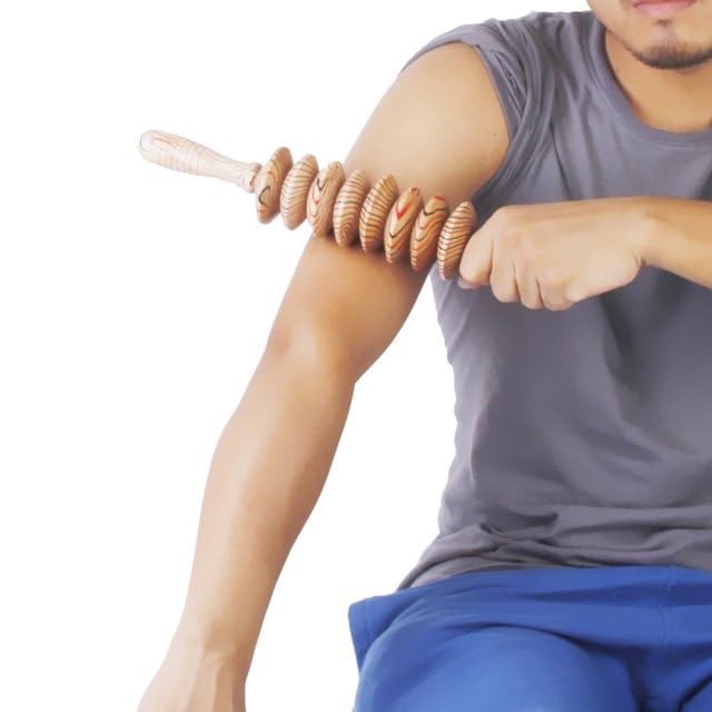 Masajeador En Madera Piernas y Gluteos