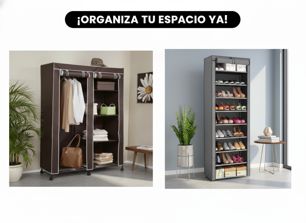 COMBO ARMARIO Y ZAPATERO - Vista 1