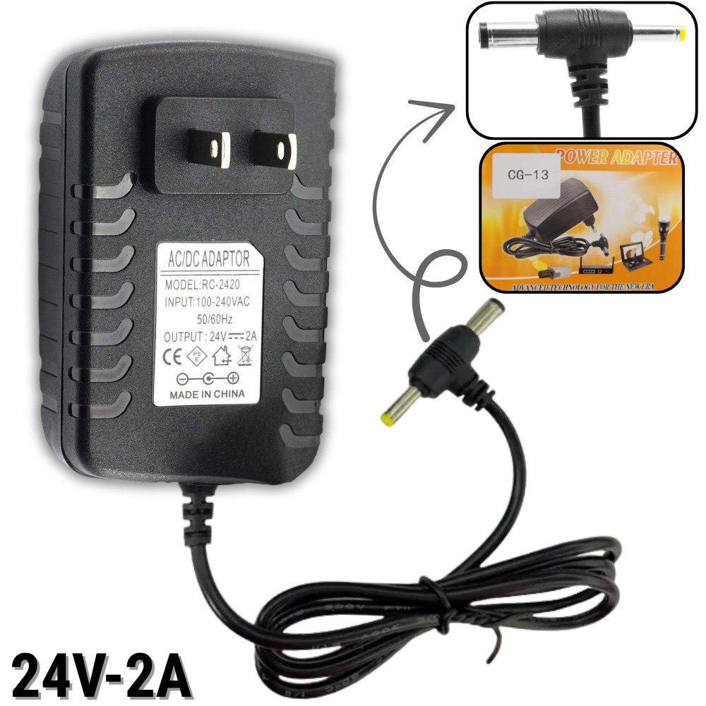 Cargador Adaptador De Voltaje 24V 2A