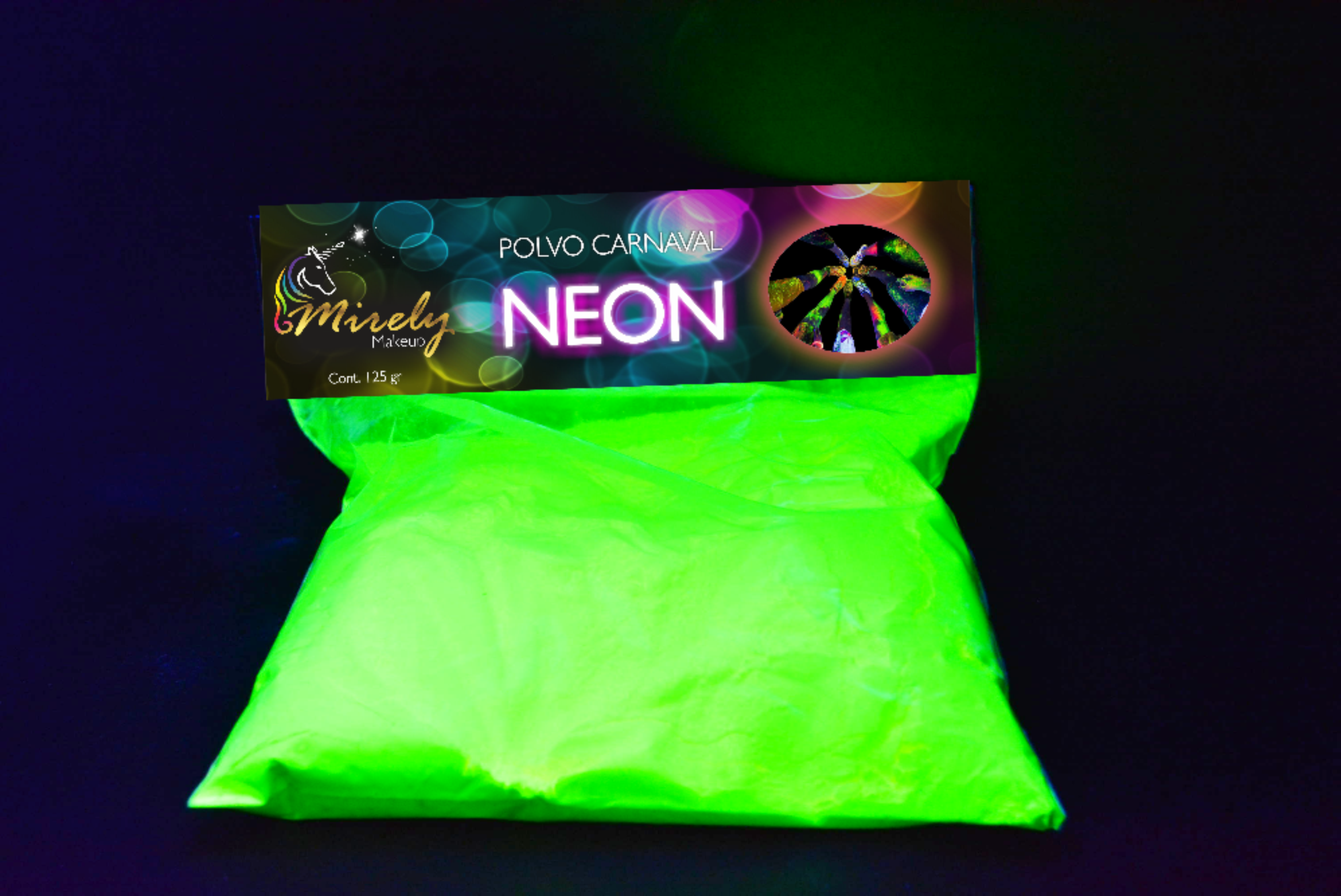 Polvo Carnaval Neon x125 gr - Vista 1