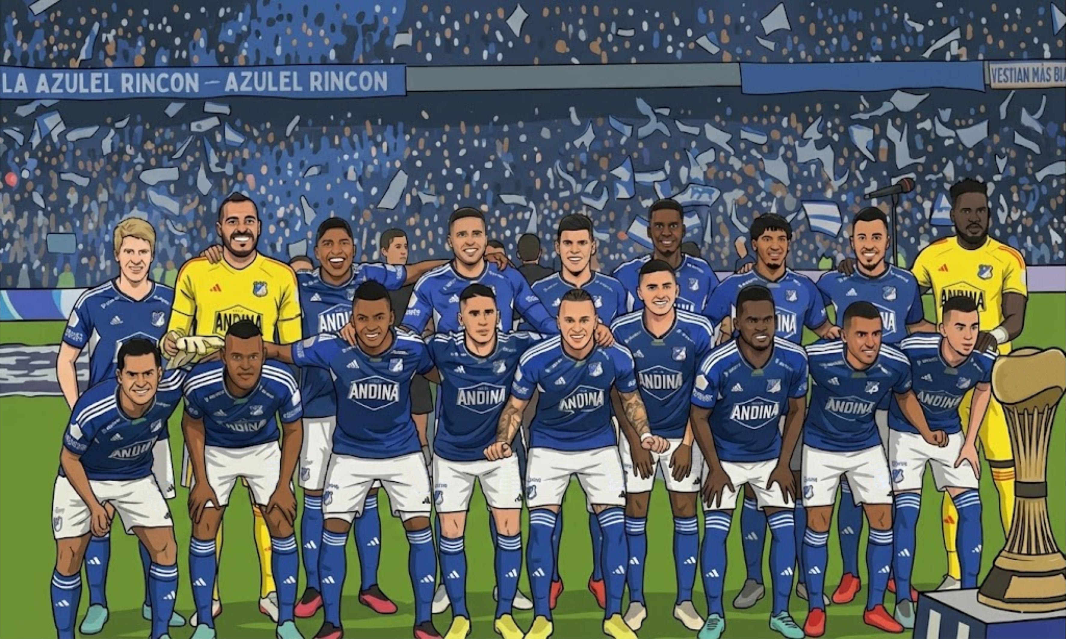 Vista 3 de rompecabezas plantillas equipos - medida: 30x18cm, equipo: Colombia