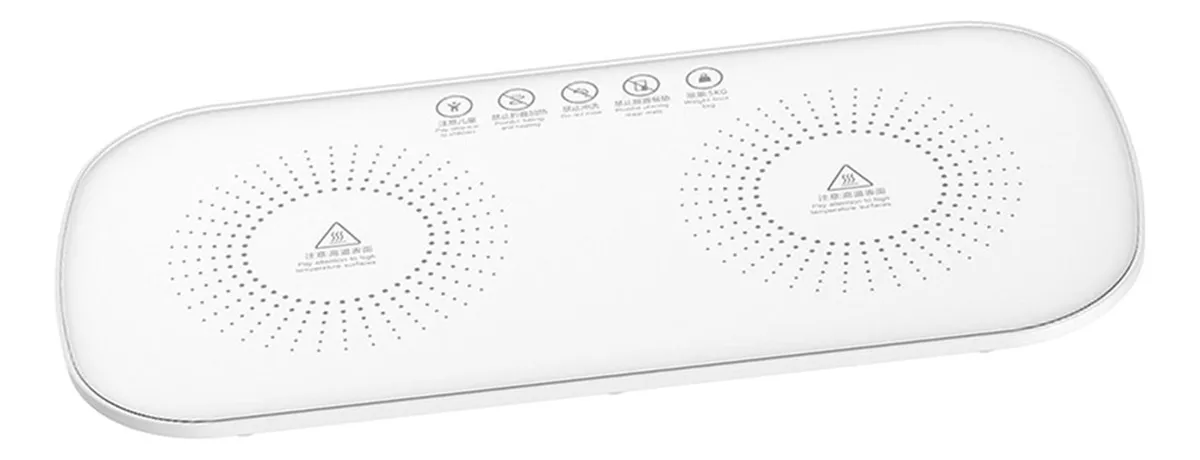 Bandeja eléctrica dos puestos estufa ind