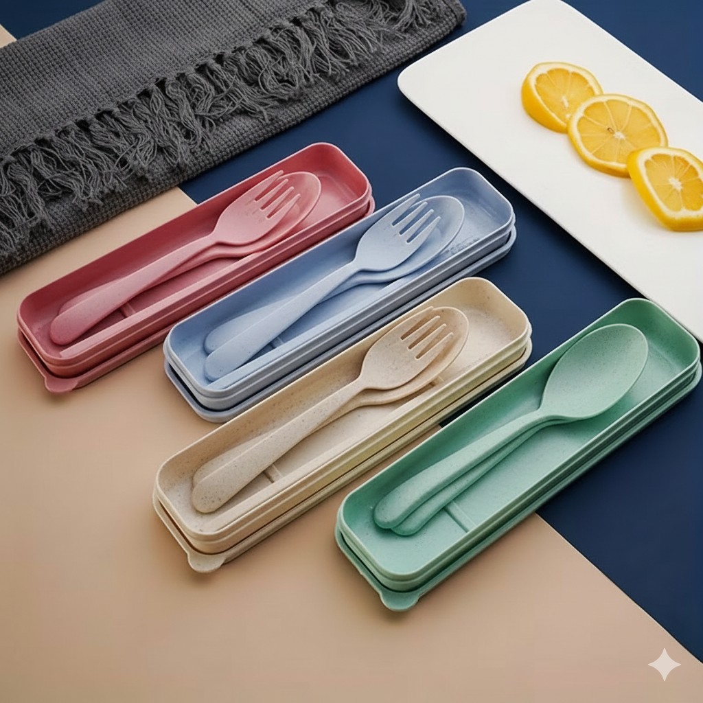 Set Personal Portátil Cuchara+Tenedor - Vista 1