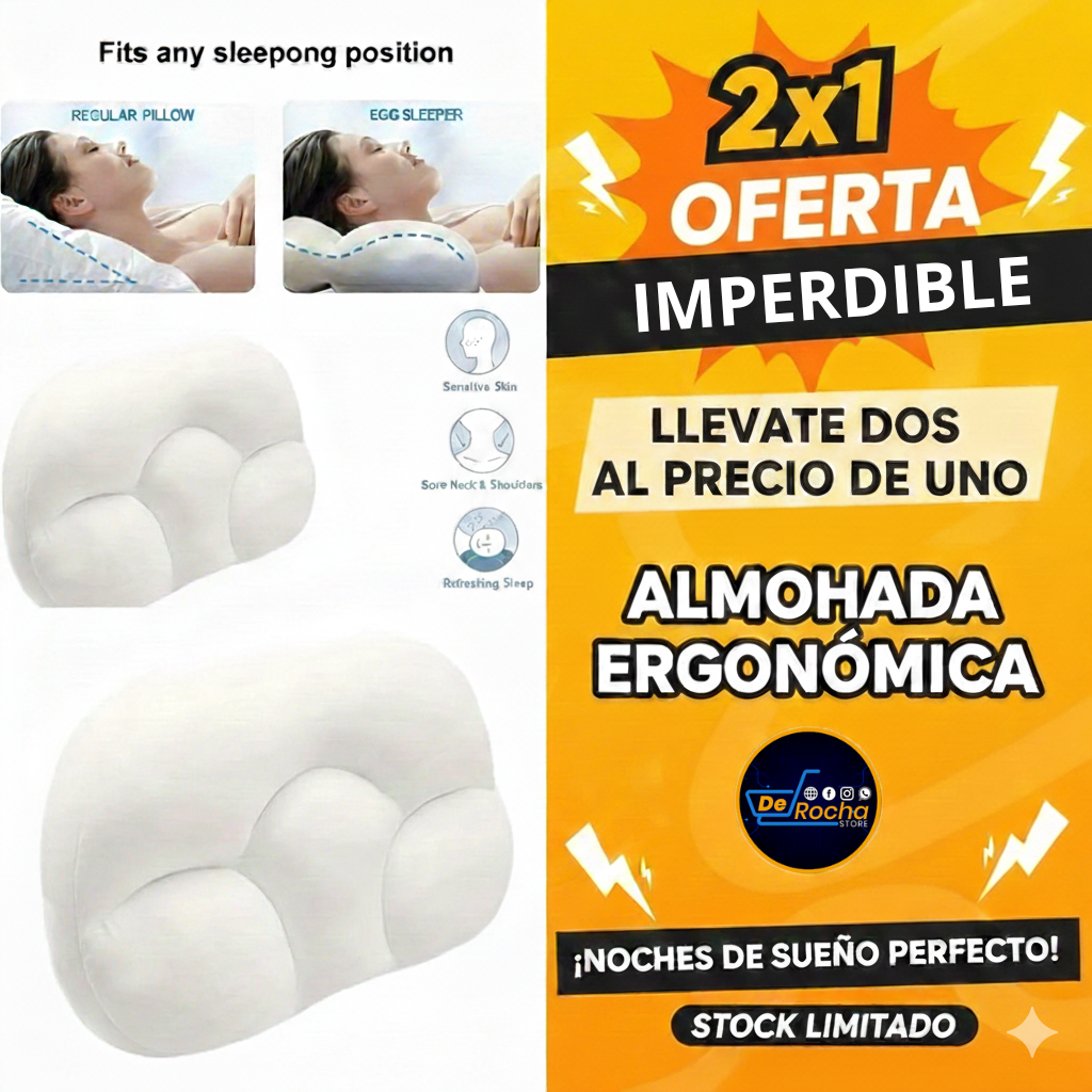 Almohada De Cuello 3D 2x1