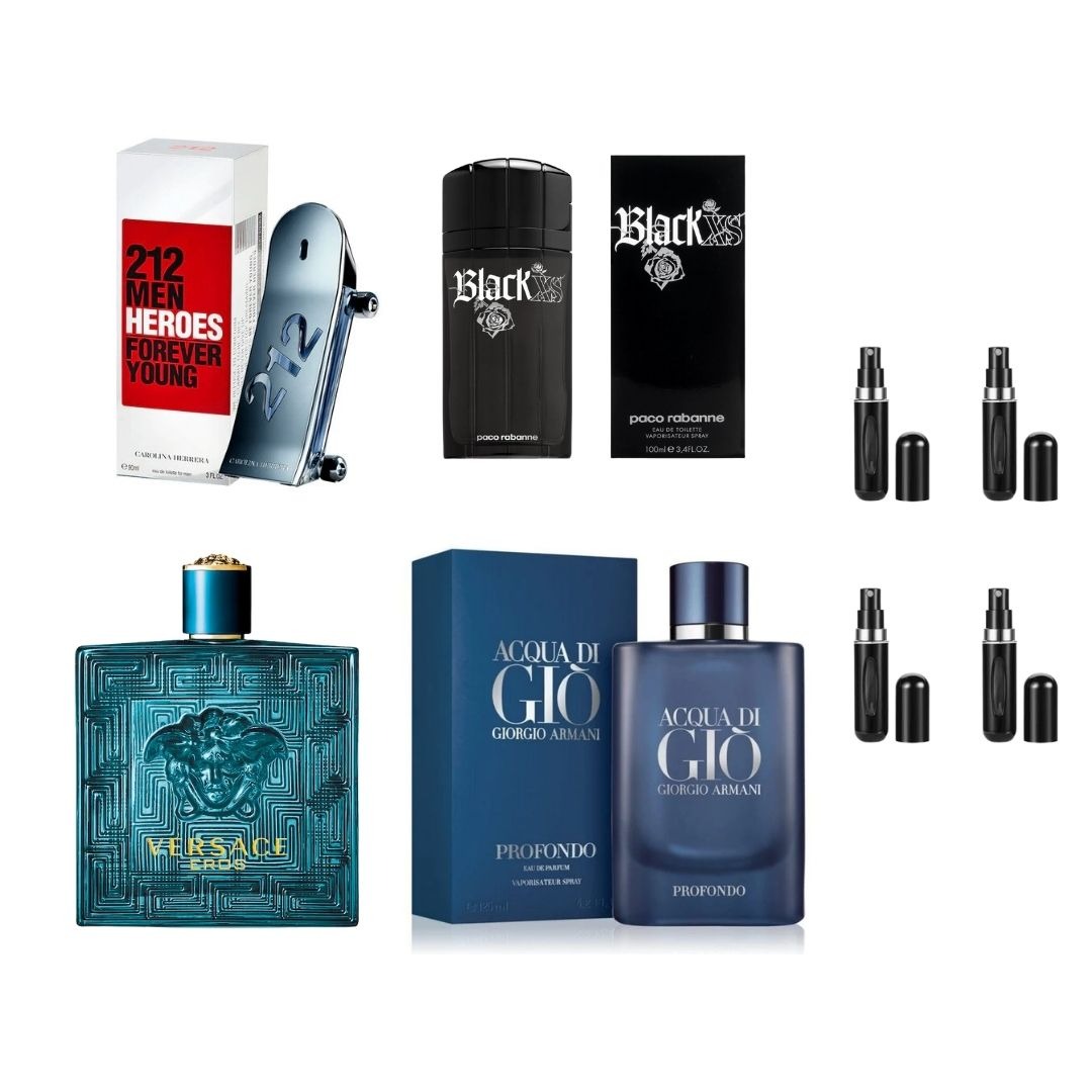 COMBO 4 PERFUMES+4 PERFUMEROS ADVANCE