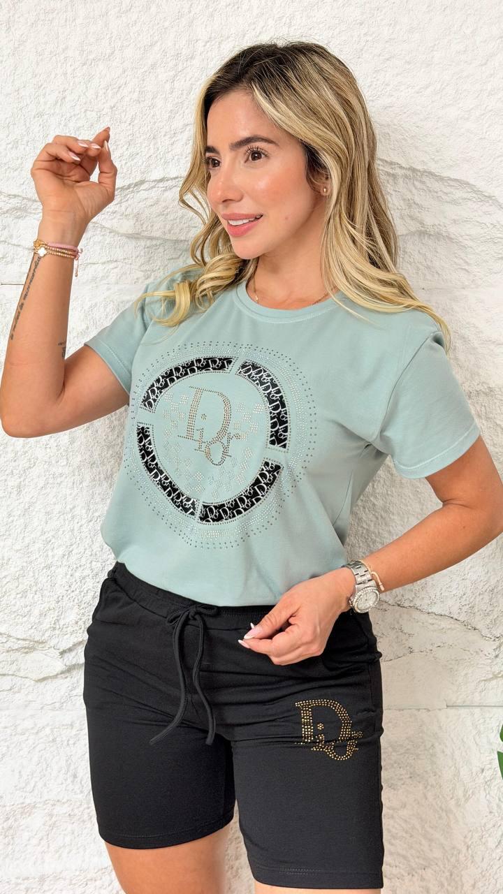 Conjunto bermuda Dior bola láser - Vista 1