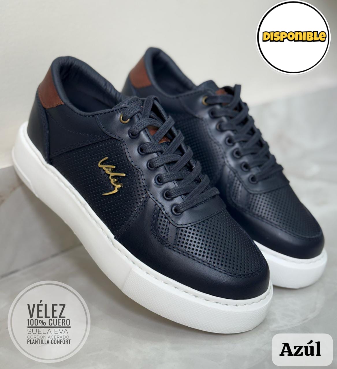 Velez Placa en Cuero 01 - Vista 1