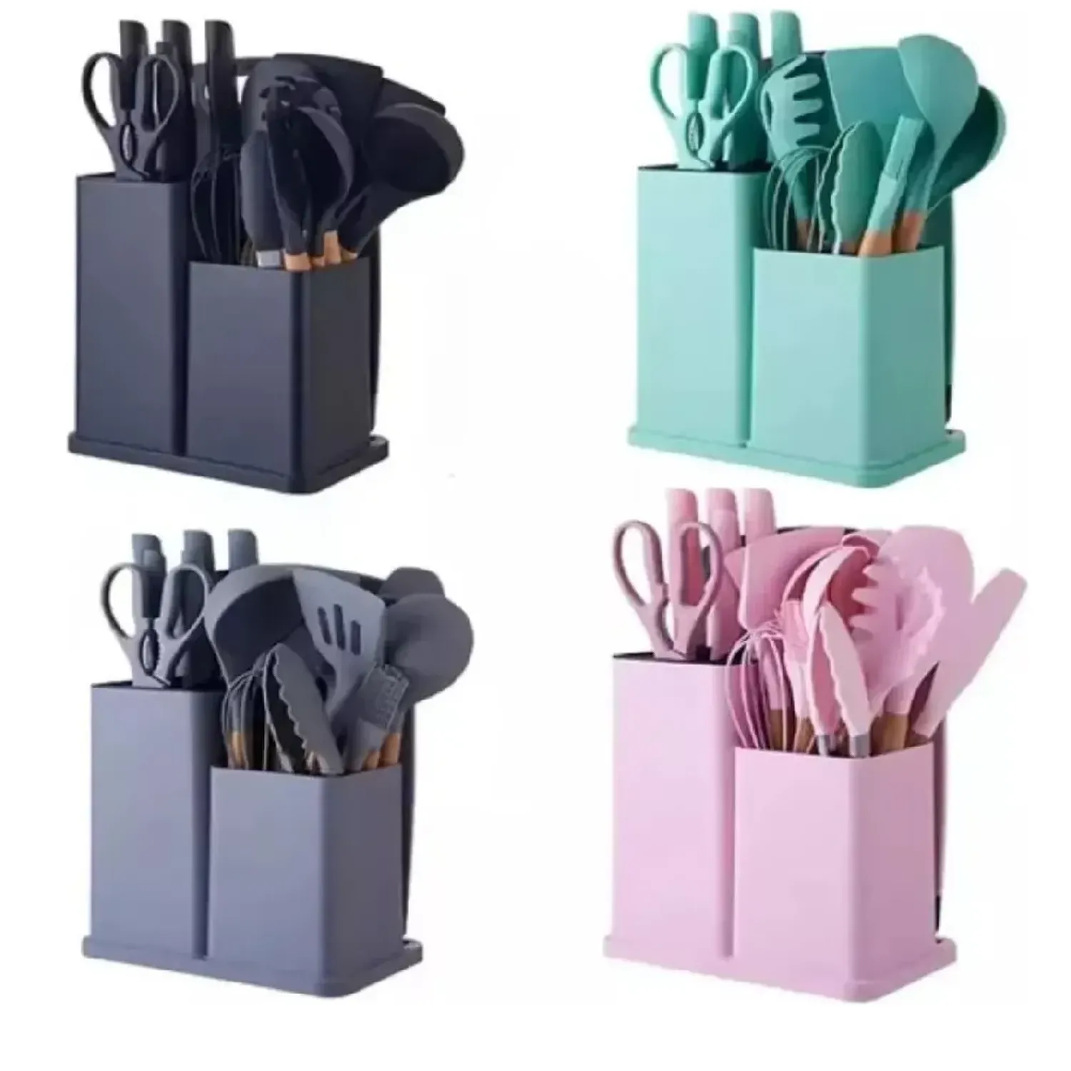 Set Juego 19 Pcs Utensilios Cocina Hogar