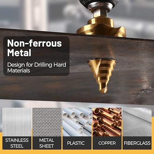 Vista 3 de BROCAS ESCALONADAS DE TITANIO X 3