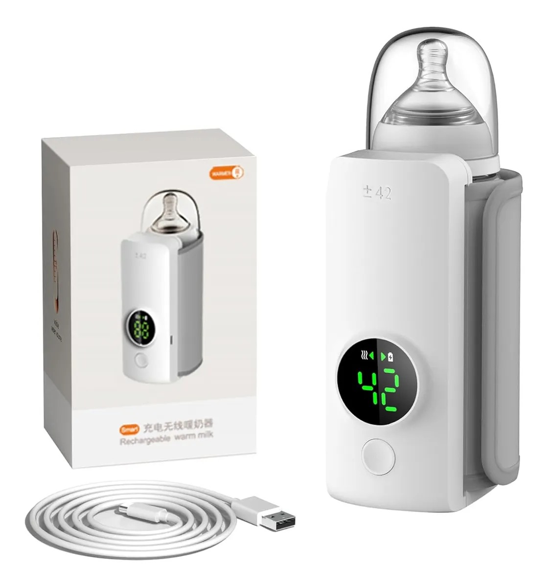 Calentador De Biberon Portatil Recargabl