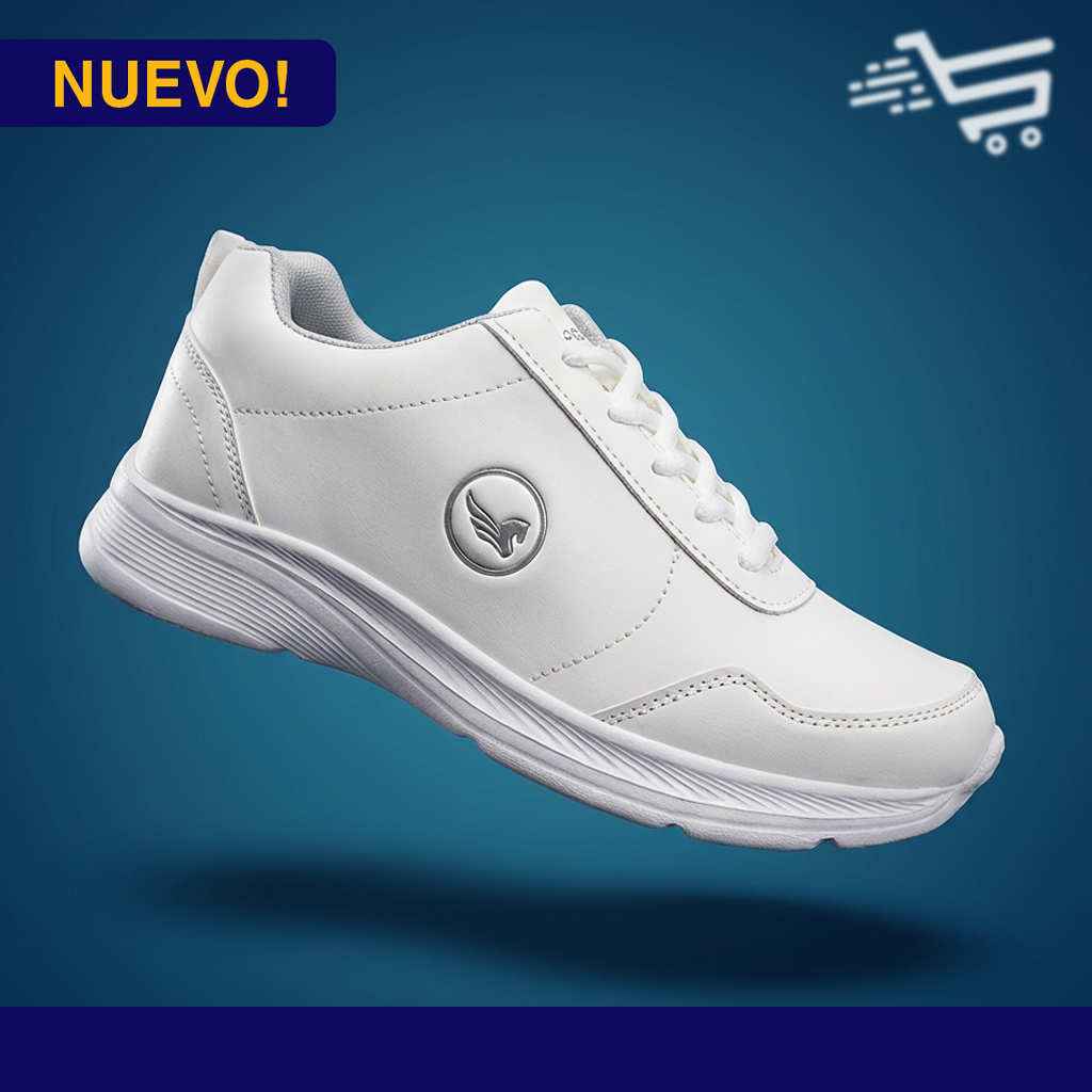 Calzado Escolar Pegasus Blanco CAMBRIDGE - Vista 1