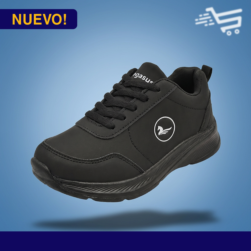 Calzado Escolar Pegasus Negro CAMBRIDGE - Vista 1