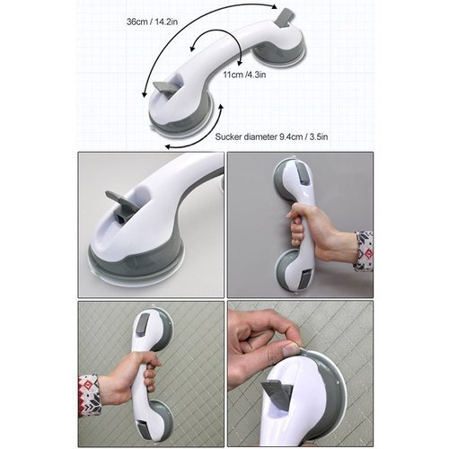 Manilla agarradera soporte baño ducha x2