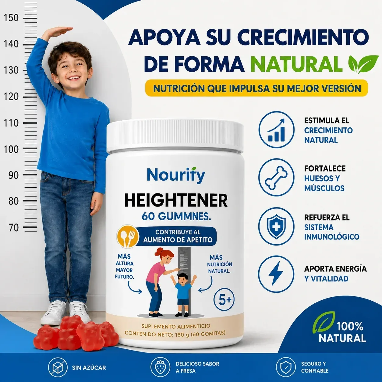 Gummis Heightener Crecimiento