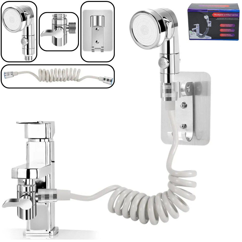 Extensor de Grifo con Ducha de Mano Flex