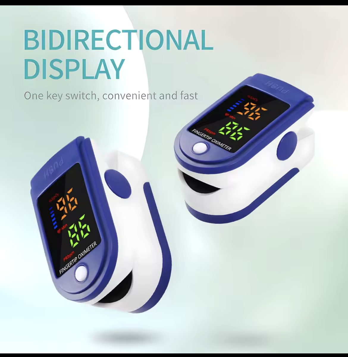 OXIMETRO PULSO DIGITAL AZUL ADULTOS PULS