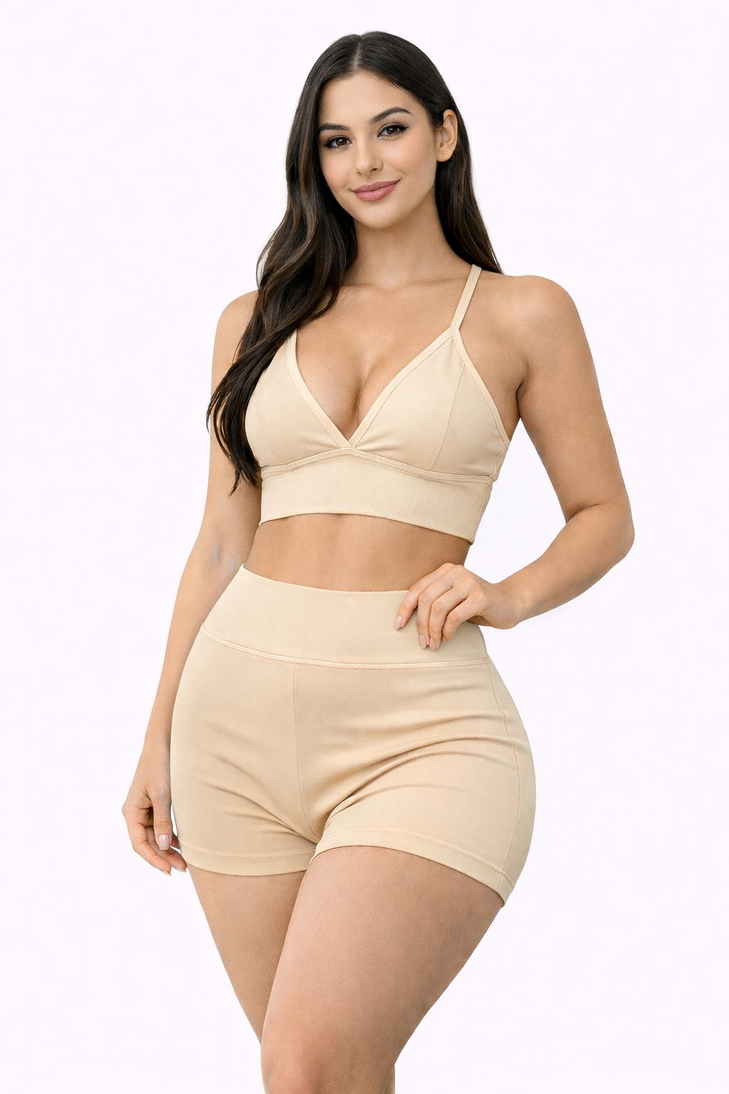 Conjunto Shor Crop Top Súplex - Vista 1