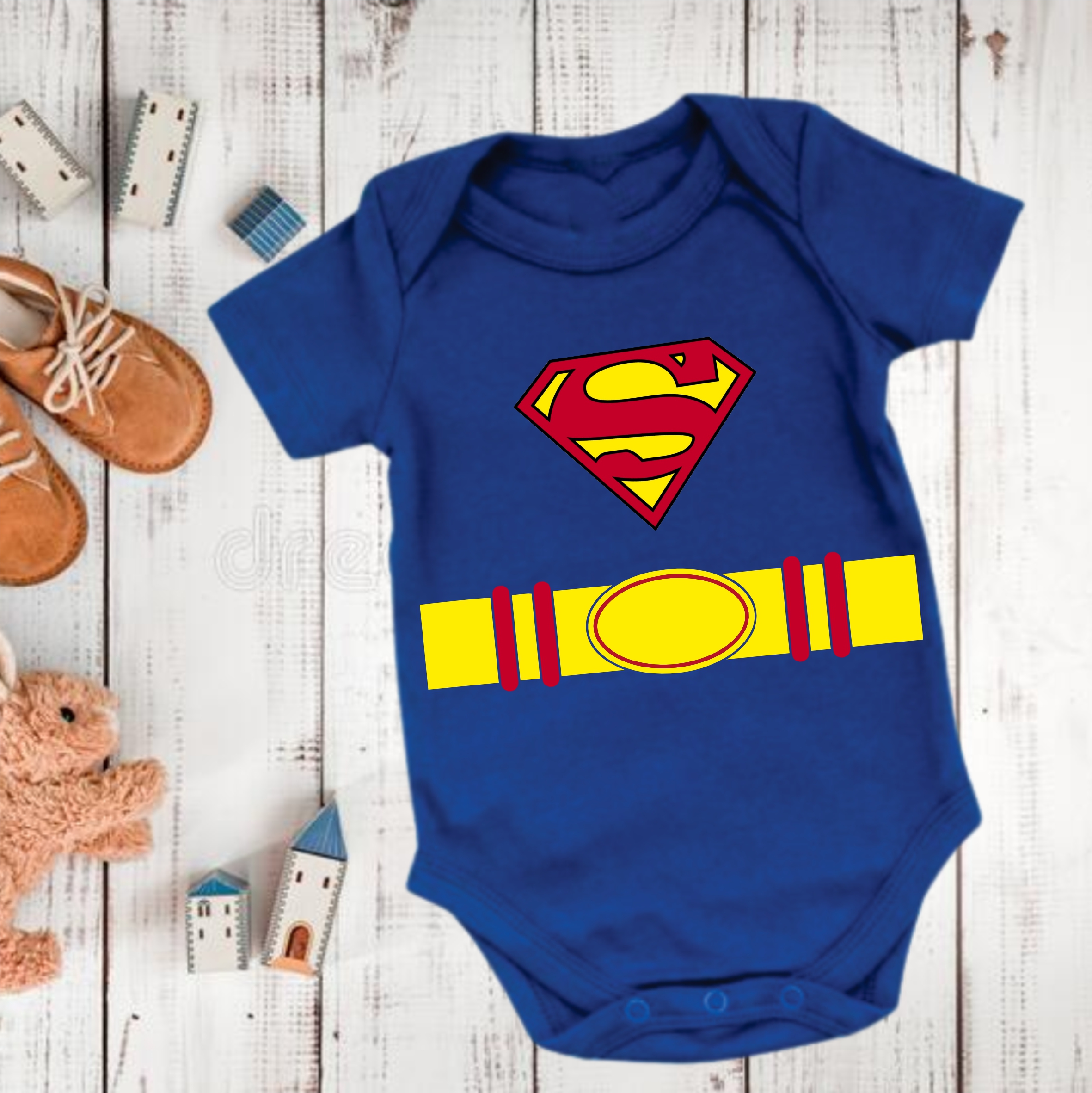 Body Mameluco Bebé Superman