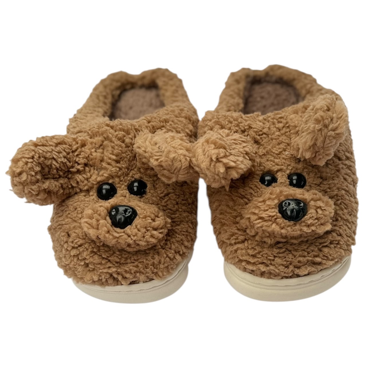 Pantufla perrito café niños - Vista 1