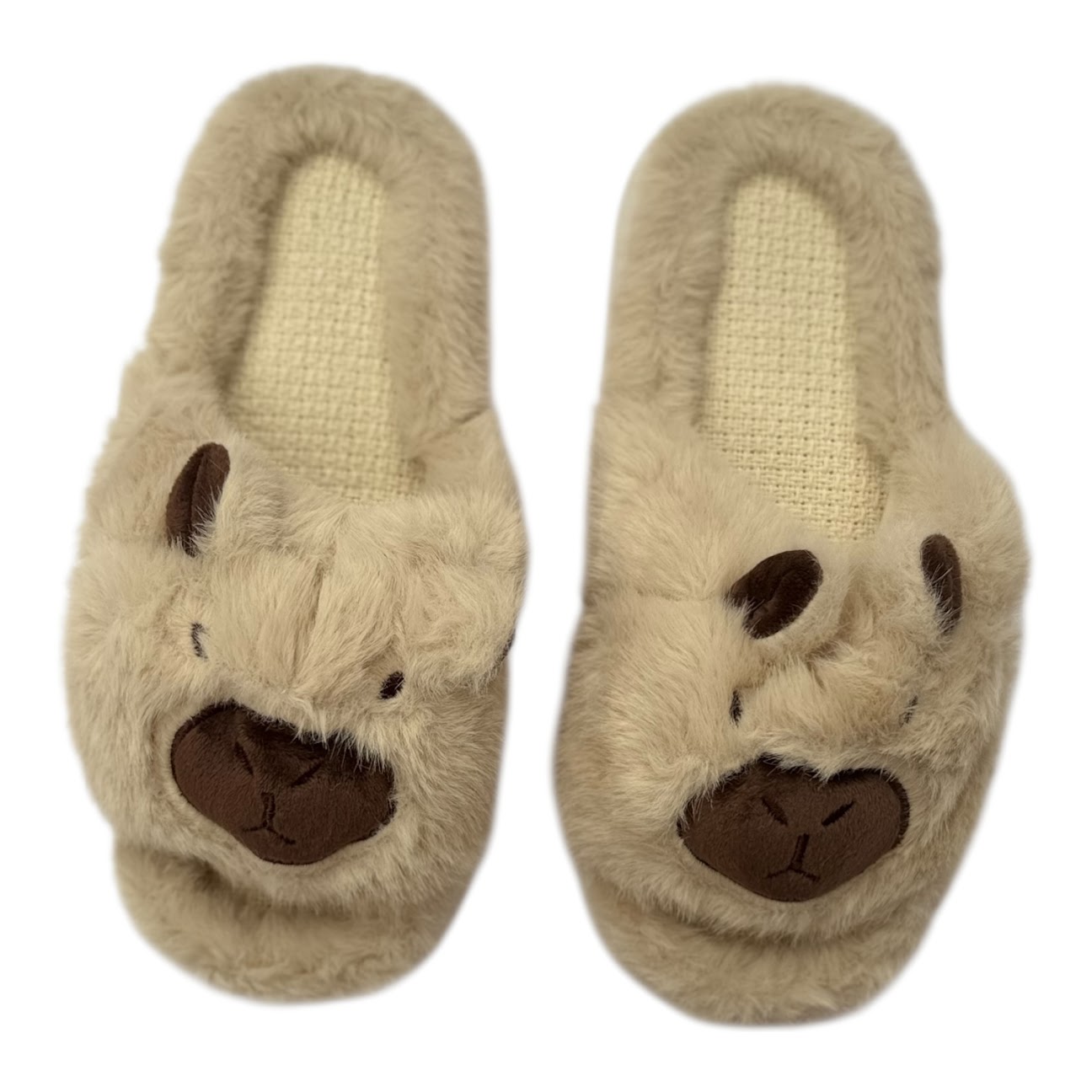 pantufla capibara cafe claro - Vista 1