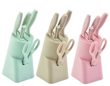 JUEGO DE CUCHILLOS DE COCINA X 6 - Vista 1