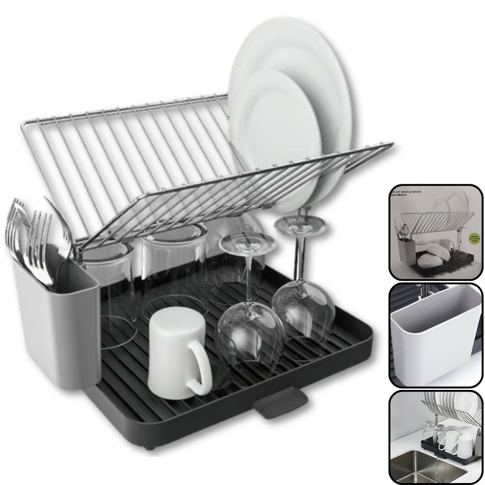 Escurridor De Platos 2 Niveles Plastico