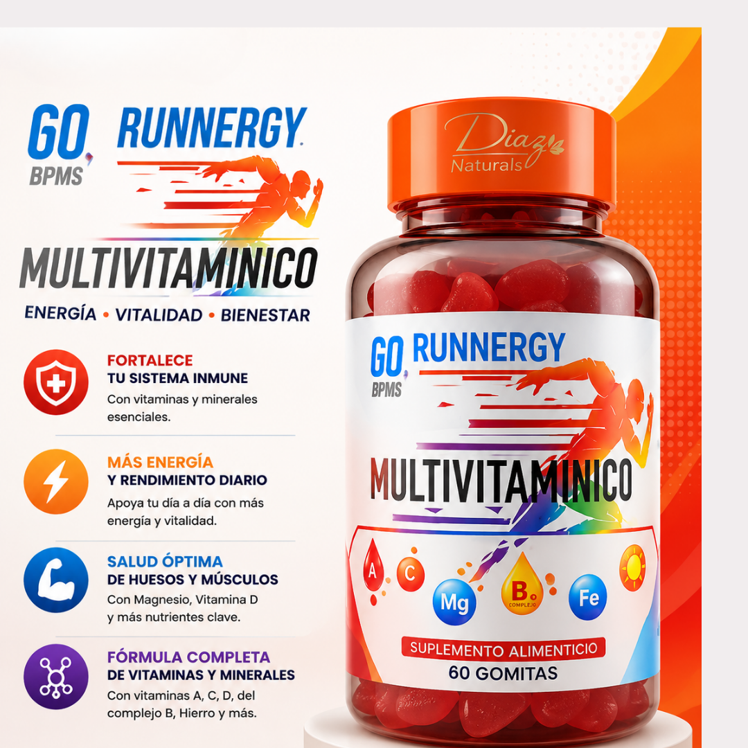 RUNERGY MULTIVITAMÍNICO GUMMIES| Energía