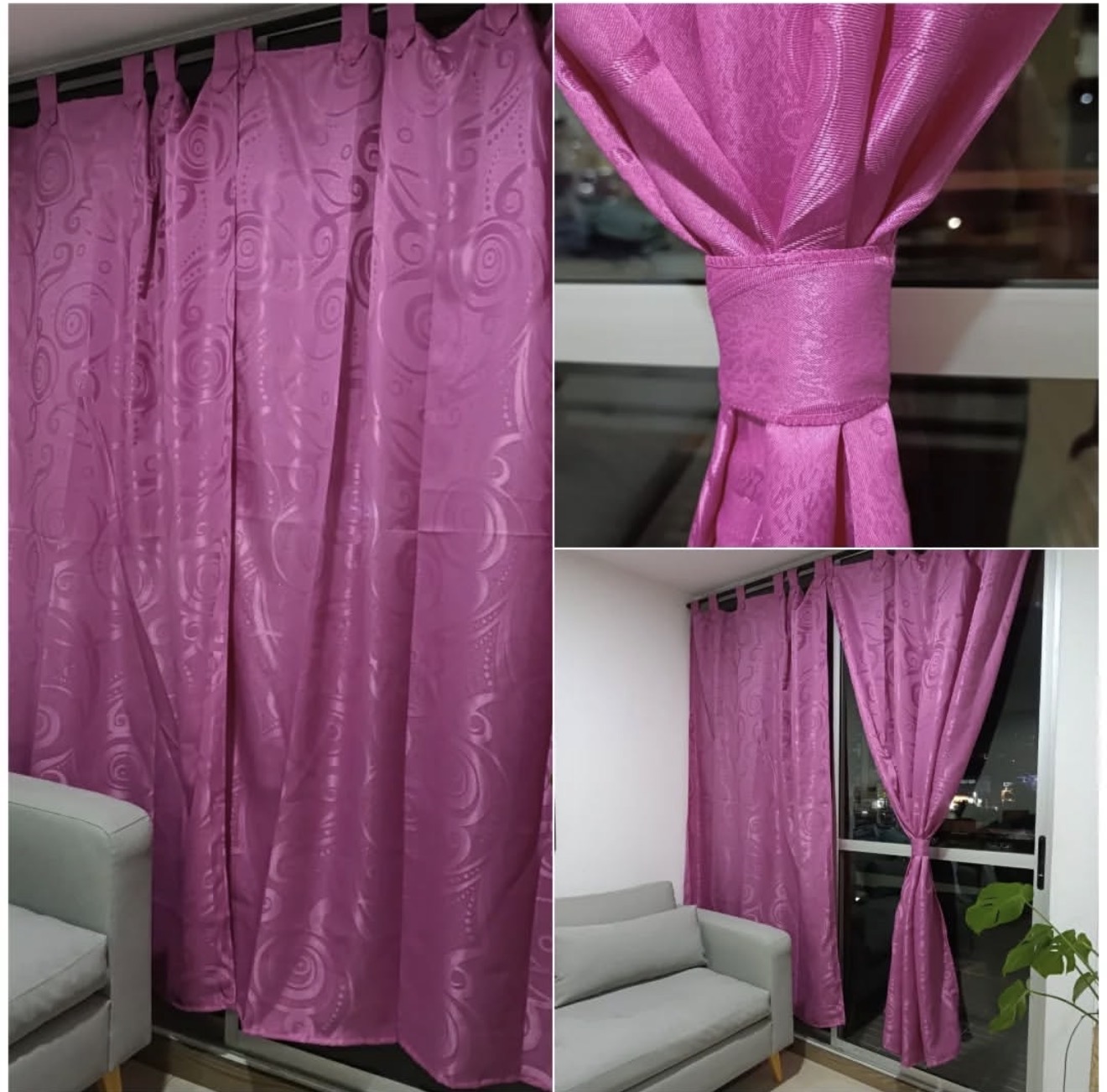 Cortinas Yacard 2 Paneles - Vista 1