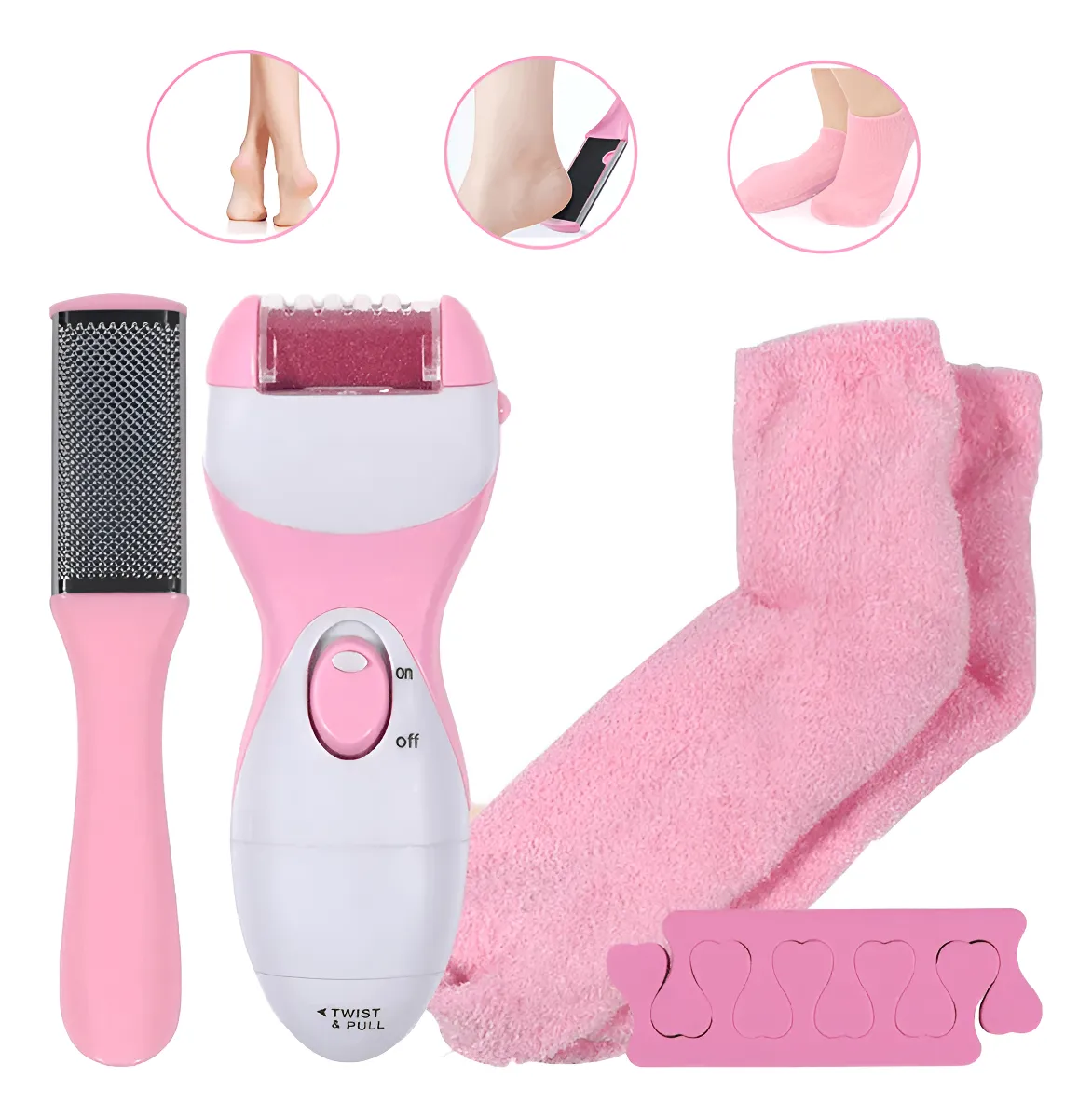 kit de pedicura 4 en 1