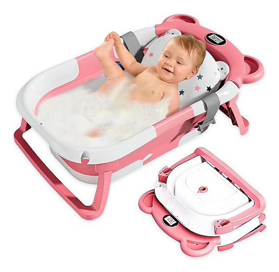 BAÑERA PLEGABLE BEBES CON TERMOMETRO - Vista 1