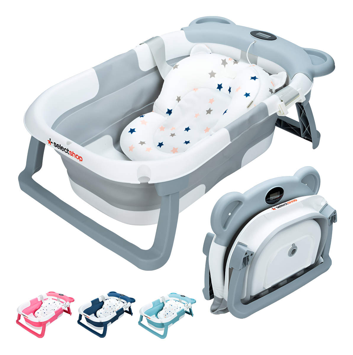 BAÑERA INTELIGENTE PARA BEBE 2026 5 EN 1 - Vista 1