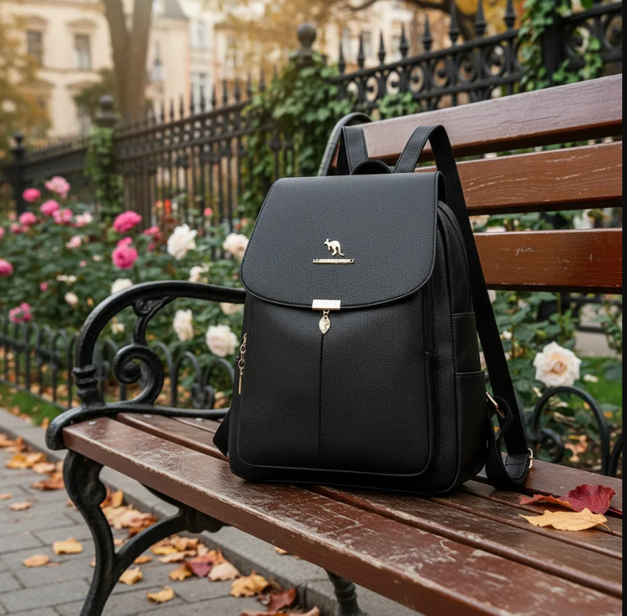 Mochila cuero Urbana Sofisticada mujer🌟